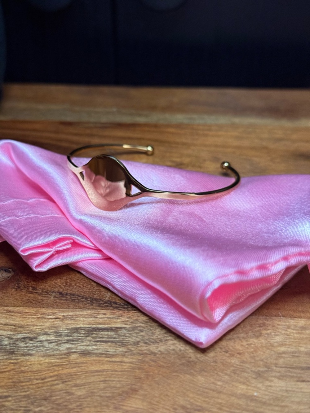 Plunder Gold PLATED Open Cuff Bracelet